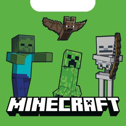 Minecraft Uitdeelzakjes 4st
