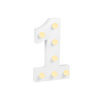 1 Licht Cijfer 16,5cm