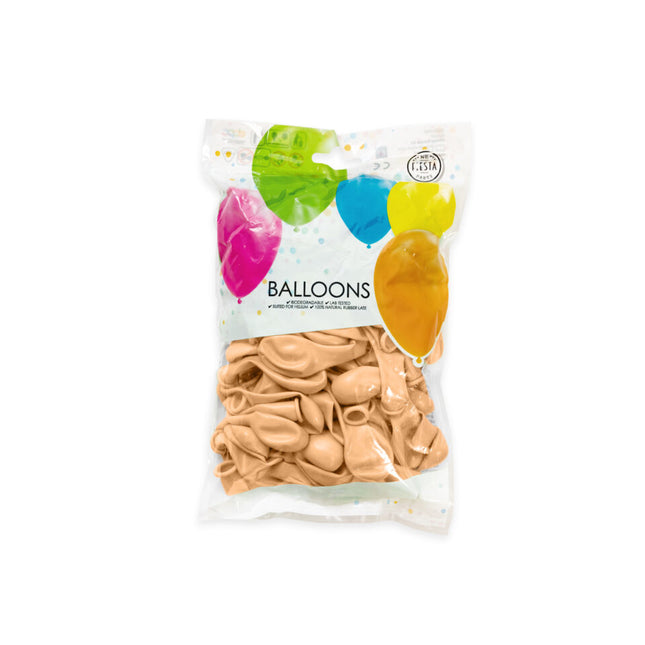 Beige Ballonnen 13cm 100st