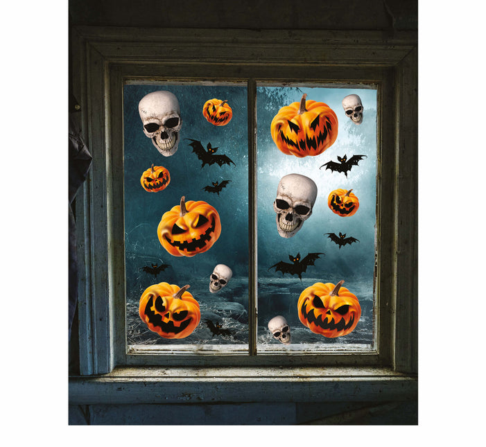 Halloween Raamdecoratie Skeletten