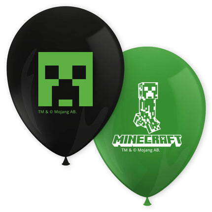 Minecraft Ballonnen 30cm 8st