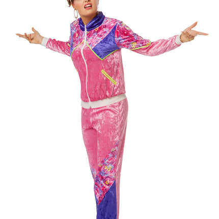 Trainingspak Jaren 80 Fluweel Dames