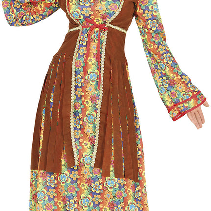 Hippie 60S Kostuum Dames Bloemen