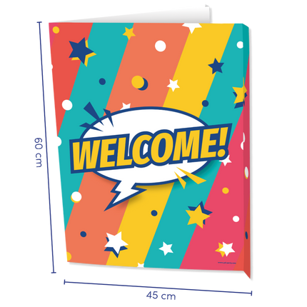 Window signs Welcome 60cm