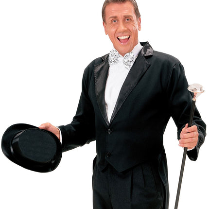 Zilveren Strik Pailletten Met Licht