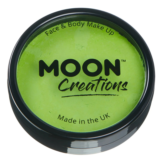 Moon Creations Pro Face Paint Cake Pots Light Green 36g