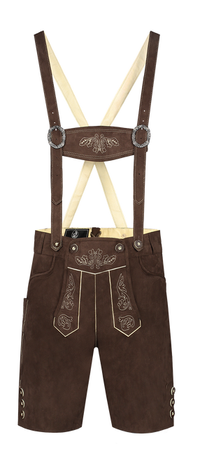 Lederhose Donkerbruin Heren