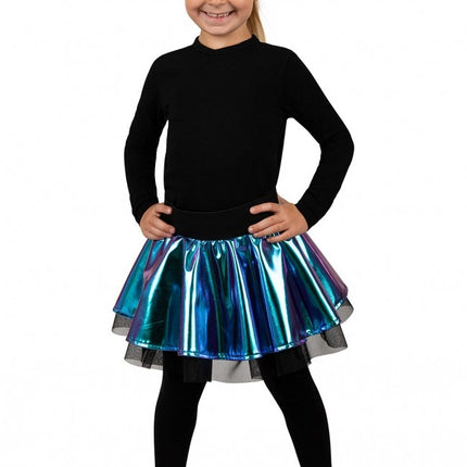 Cirkelrok Metallic Turquoise