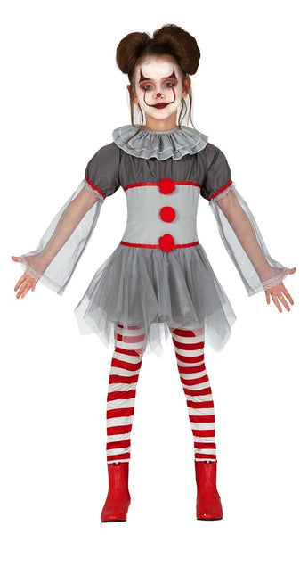 Duistere clown Halloween Kostuum Kind