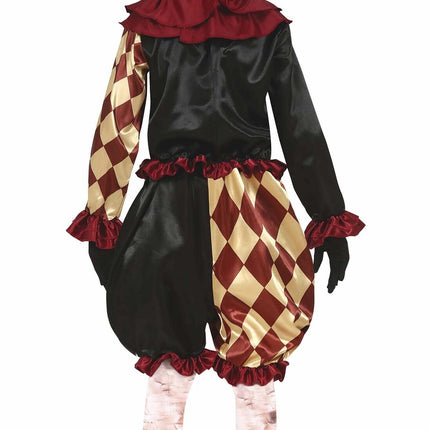 Horror Clown Halloween Kostuum Kind Rood