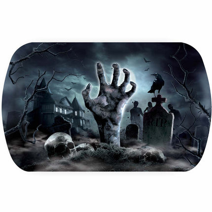 Halloween Dienblad Kerkhof 29cm