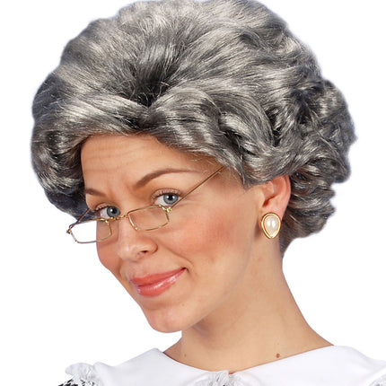 Grijze Pruik Oma
