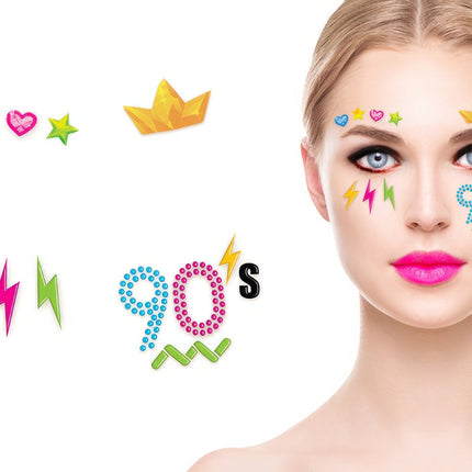 Gezicht Stickers 90'S