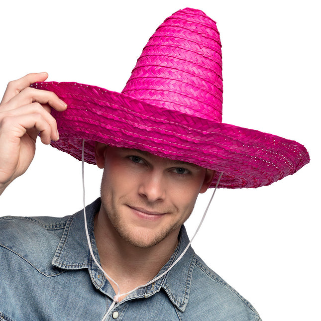 Roze Sombrero 49cm