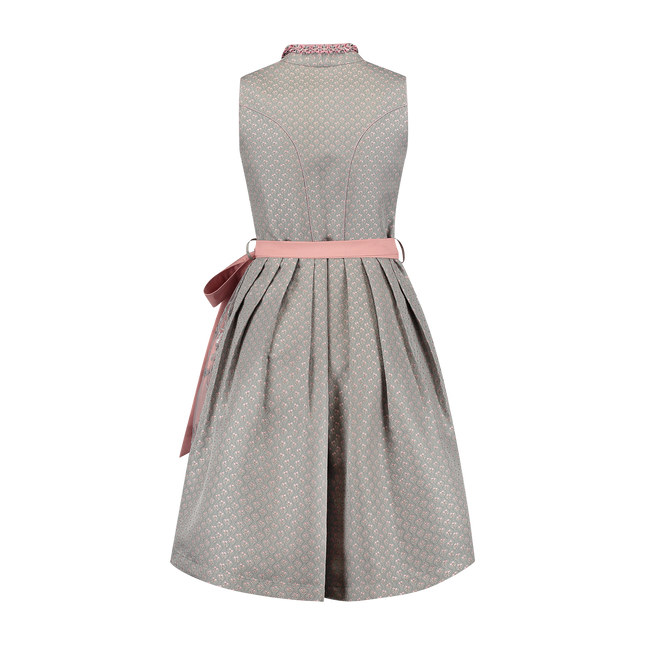 Grijze Dirndl Jurk Oktoberfest Roze Dames