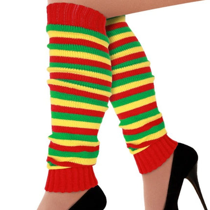 Beenwarmers Rood/Geel/Groen Smalle
