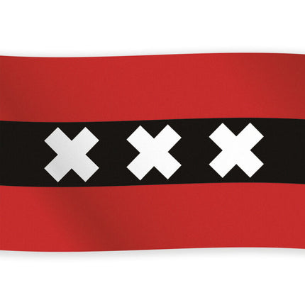 Vlag Amsterdam 1,5m