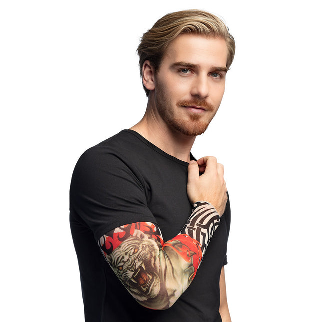 Nep Tattoo Mouw Tijger