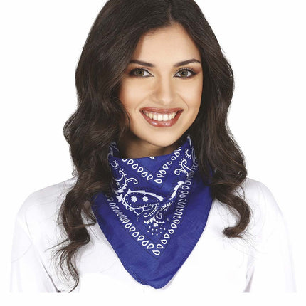 Blauwe Sjaal Bandana