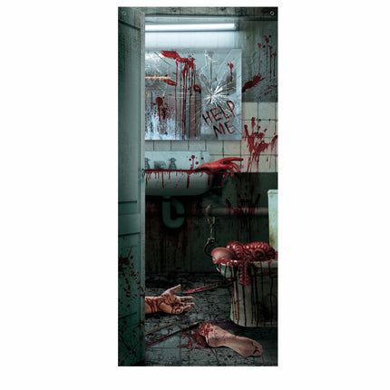 Halloween Deurposter Ledematen 1,8m