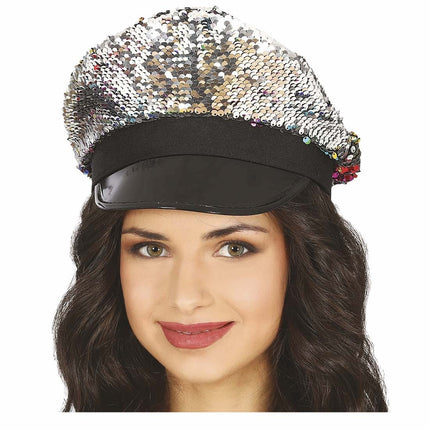 Zilveren Pet Pailletten