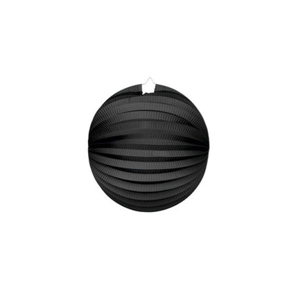 Zwarte Lampion 25cm