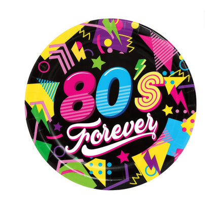 Neon 80S Borden 23cm 6st