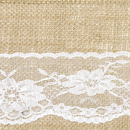 Stoeldecoratie Jute 2,75m