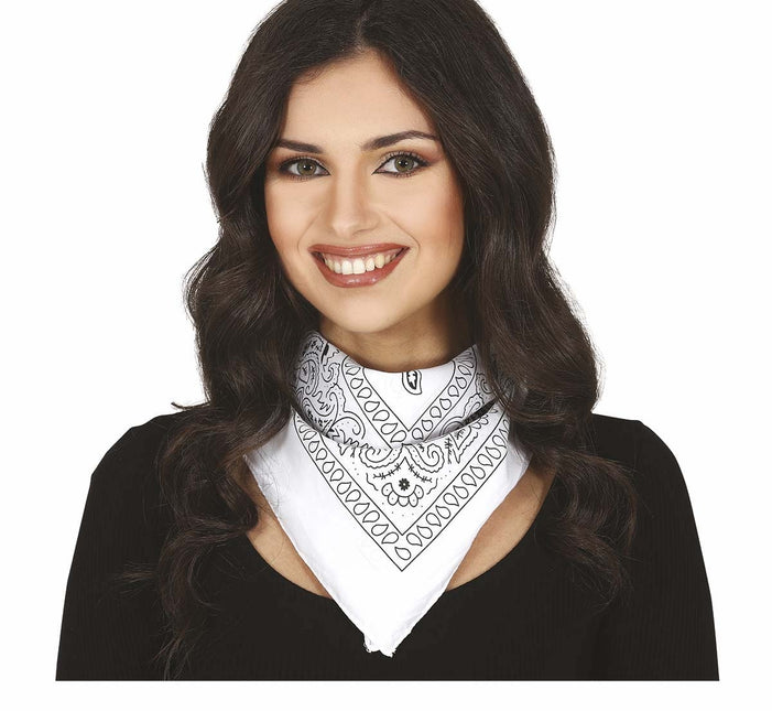 Witte Sjaal Bandana