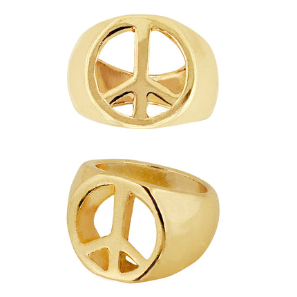 Gouden Ring Peace