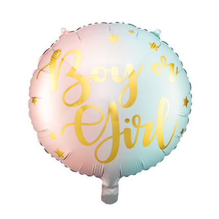 Helium Ballon Boy Or Girl Leeg 35cm