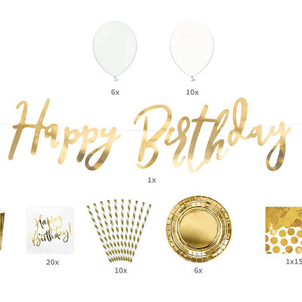 Versiering Pakket Happy Birthday 60 delig