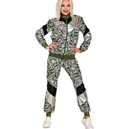 Neon 80S Trainingspak Fout Dollar