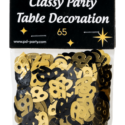 Tafelconfetti 65 Jaar 20gr