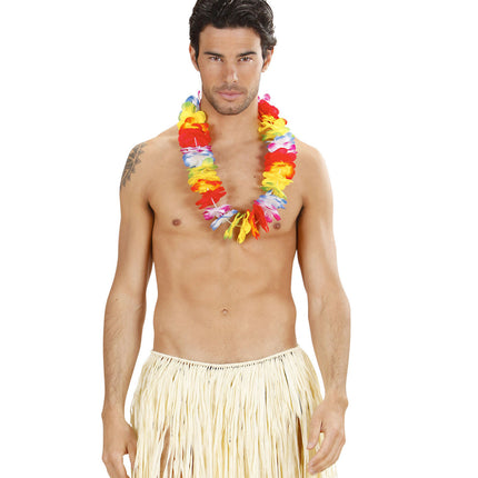 Gekleurde Hawaii Krans Luxe