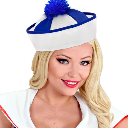 Wit Blauwe Muts Kapitein