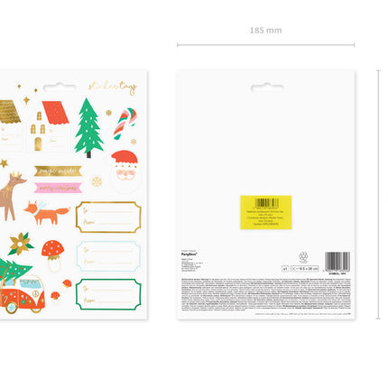 Cadeau Stickers Kerst
