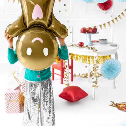 Helium Ballon Gingerbread Leeg 97cm