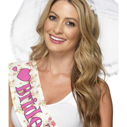 Bruid Sluier Bloemen