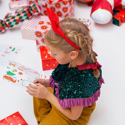 Cadeau Stickers Kerst