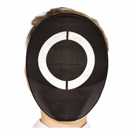 Zwart Masker Witte Circkel