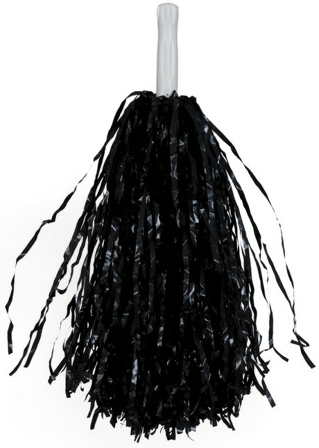 Zwarte Pompoms 2st