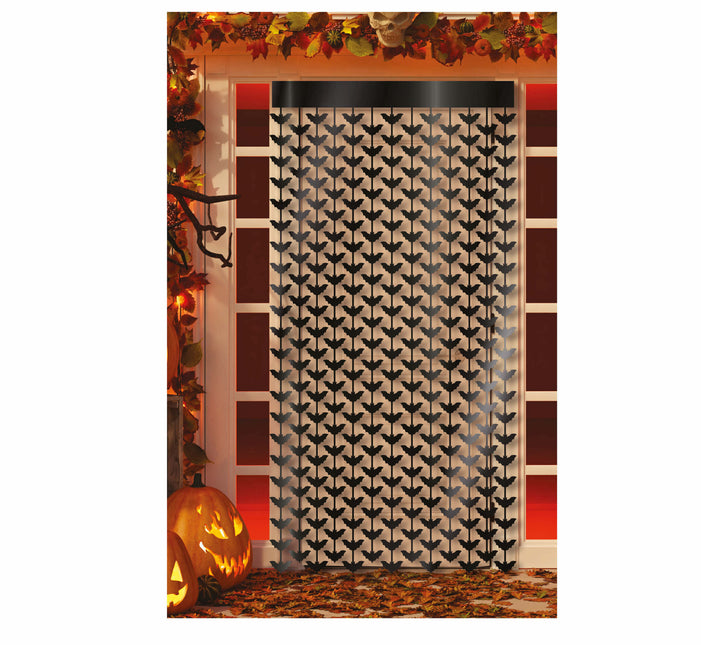 Halloween Deurgordijn Vleermuizen 2m