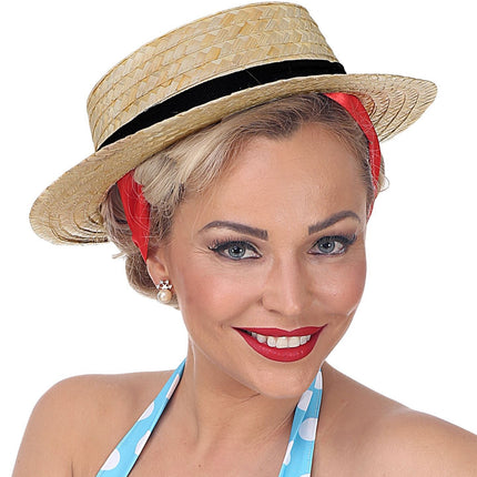 Hoed Met Zwarte Band