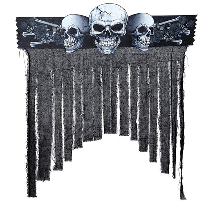 Halloween Deurgordijn Skelet