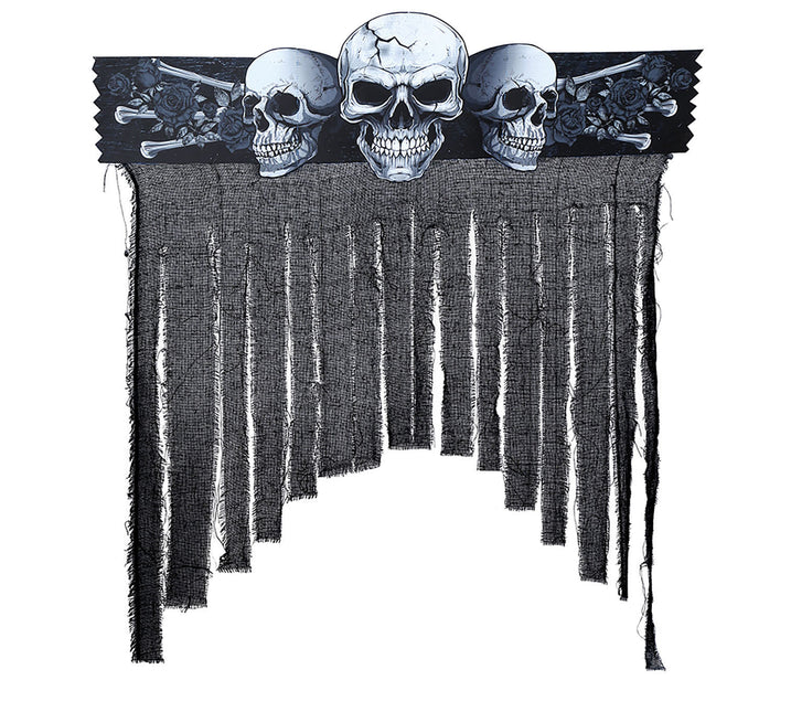 Halloween Deurgordijn Skelet