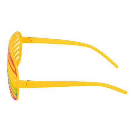 Partybril Regenboog 18cm