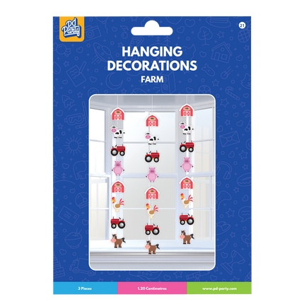 Boerderij Hangdecoratie 1,2m 3st