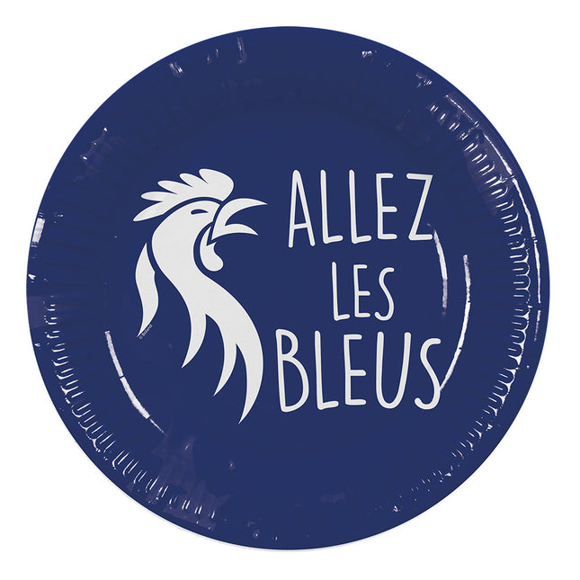 Borden Allez Les Bleus 23cm 8st
