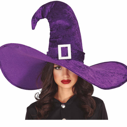 Paarse Hoed Heks Groot